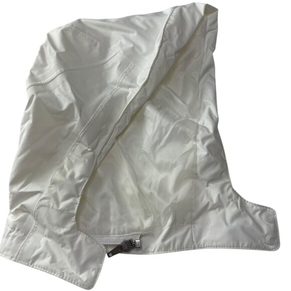 The North Face White Long Trench Coat Rain Jacket XS, Long, Detachable Hood - Picture 13 of 15